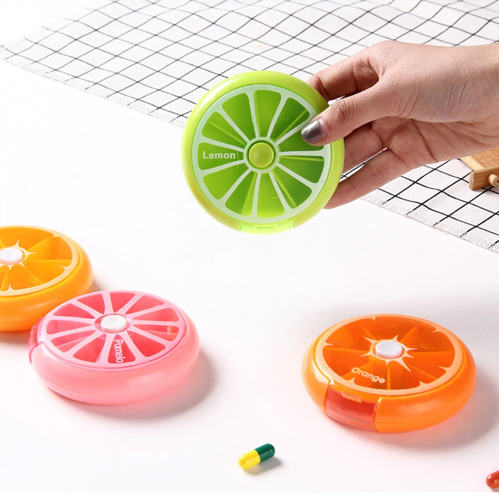 منظم أسبوعي لحبوب الدواء والفيتامينات محمول مثالي لعدم النسيان وللسفر والخروج