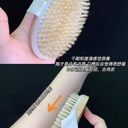 فرشة الإستحمام والتكييس اليدوية بشعيرات طبيعية من الكتان