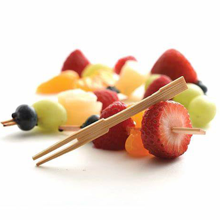 شوك مقبلات خشبية للمقبلات والكوكتيل والفواكه والمعجنات والزلابية