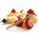 شوك مقبلات خشبية للمقبلات والكوكتيل والفواكه والمعجنات والزلابية