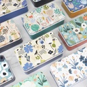 علبة معدن صغيرة مطبوعة بغطاء محكم الغلق لحفظ وتحزين المكسرات والحلوي مناسبة للخروج