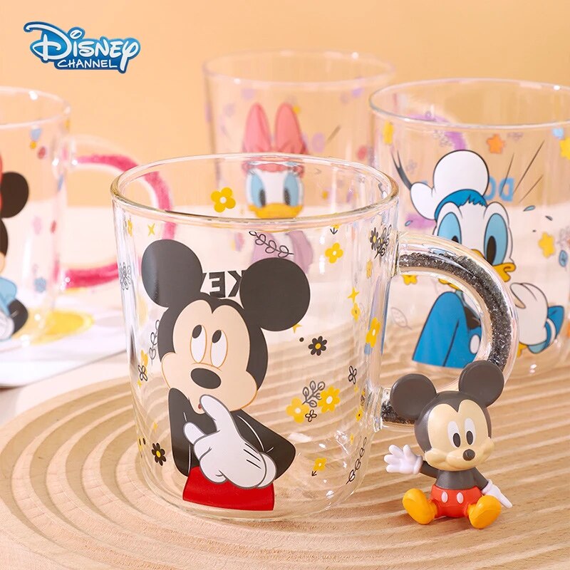 طقم مج بايركس ديزني ميكي ماوس بيد جليتر لشرب العصائر و النسكافيه 500 ملي