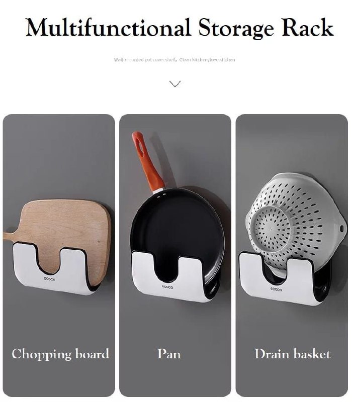 منظم و رف حامل للملاعق وغطاء الحلل ايكوكو