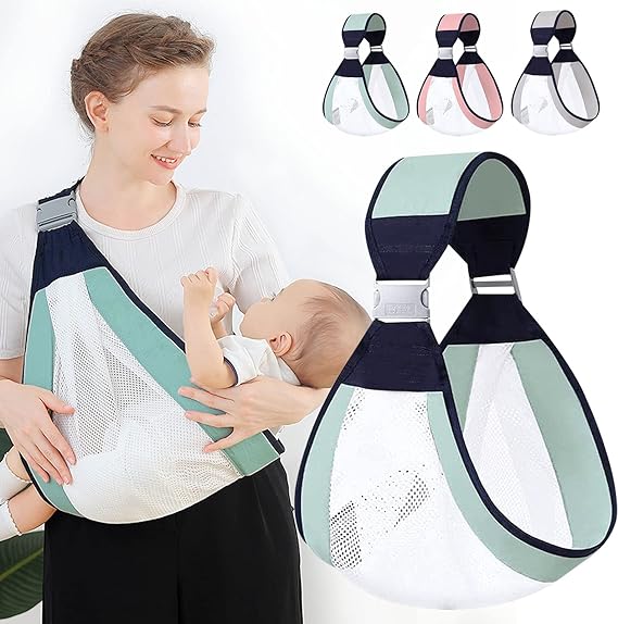 شيالة بيبي بكتف واحد مريحه للام والاب عملية و خفيفة الوزن و سهلة الحمل