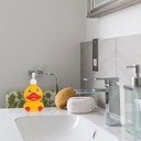 ديسبنسر البطة للشاور جيل والشامبو واللوشن للاطفال قابل لاعادة الملئ