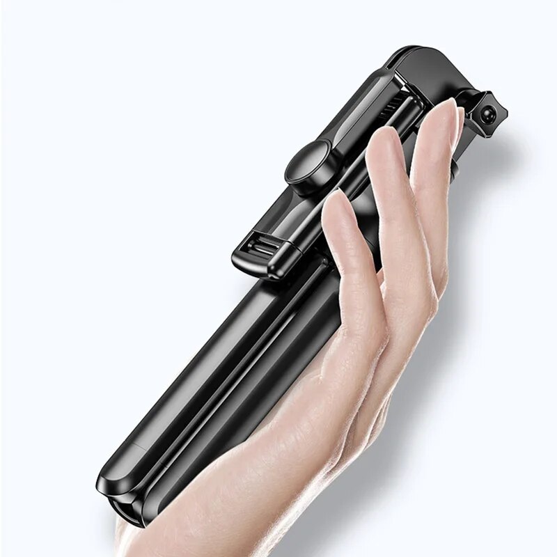 سيلفي ستيك وترايبود ثلاثي الارجل بجهاز تحكم عن بعد قابل للطي والدوران 360 درجة لألتقاط أفضل الصور والفيديوهات