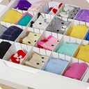 منظم ادراج شرائح متعدد الاستخدام لتشكيل وتقسيم الدرج 4 شرائح