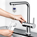 فلتر حنفية من البلاستيك لتنقية المياه من الرواسب و الصدأ للحمام والمطبخ