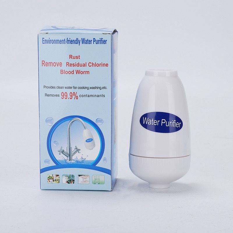 فلتر حنفية من البلاستيك لتنقية المياه من الرواسب و الصدأ للحمام والمطبخ