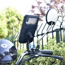 حامل موبايل ووتر بروف دوار للموتسيكلات والعجل ثابت وقوي باطار شفاف للشاشة واضحة