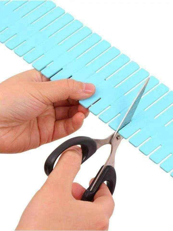 منظم ادراج شرائح متعدد الاستخدام لتشكيل وتقسيم الدرج 4 شرائح