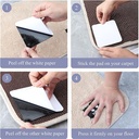 لاصق سجاد ومشيات مانع للانزلاق للتثبيت علي البلاط والسيراميك قابل لاعادة الاستخدام