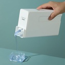 علبة تخزين مسحوق الغسيل والسوائل بلاستيك مع ستيكر 1000 ملي