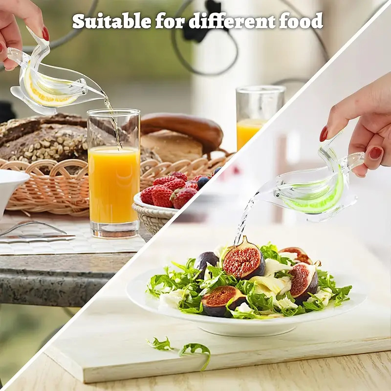 عصارة ليمون يدوية من الاكليريك علي شكل طائر عملية وسهلة الأستخدام