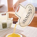 كيس وتربروف بيد كبير الحجم بغطاء محكم الغلق لتخزين الأرز والحبوب والبقوليات