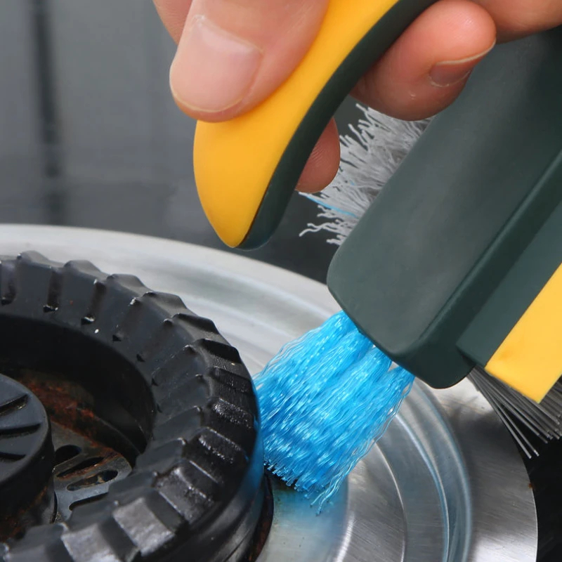 فرشة 4 في 1 لتنظيف الأرضيات والسجاد والزجاج والالوميتال بجزء ميني لسهولة الوصول للزوايا والحواف الأماكن الضيقة