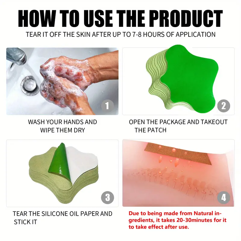 مجموعة لزق طبي قوية لتخفيف الاجهاد و الام الظهر والركبة والرقبة والتهاب المفاصل