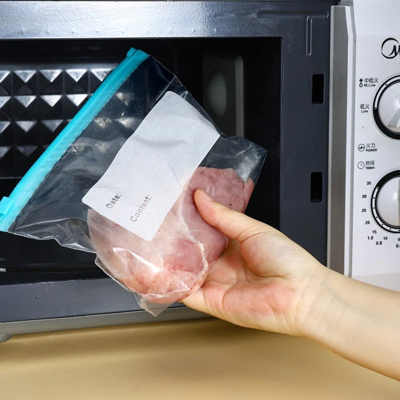 اكياس لتخزين وتجميد الطعام10 قطع بلاستيك شفاف محكم الغلق قابل لاعادة الاستخدام للفواكه والحبوب والخضروات واللحوم