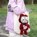 شنطة  كتف لحمل القطط و الكلاب مفرغه من النصف للوجهه و قابله للتضيق اشكال و الوان مختلفة