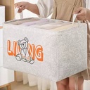 منظم ملابس وتربروف للبناطيل والتيشرتات والقمصان ولعب الأطفال قابلة للطي بيد وحبل لسهولة الغلق