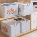 منظم ملابس وتربروف للبناطيل والتيشرتات والقمصان ولعب الأطفال قابلة للطي بيد وحبل لسهولة الغلق