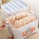 منظم ملابس وتربروف للبناطيل والتيشرتات والقمصان ولعب الأطفال قابلة للطي بيد وحبل لسهولة الغلق