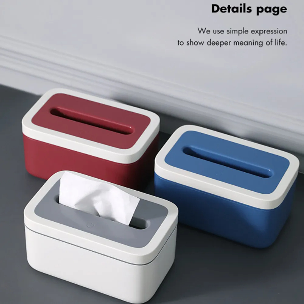 علبة مناديل بليد تاتش وشاحن يو اس بي مناسبة جدا كديكور للكومدينو والطولات