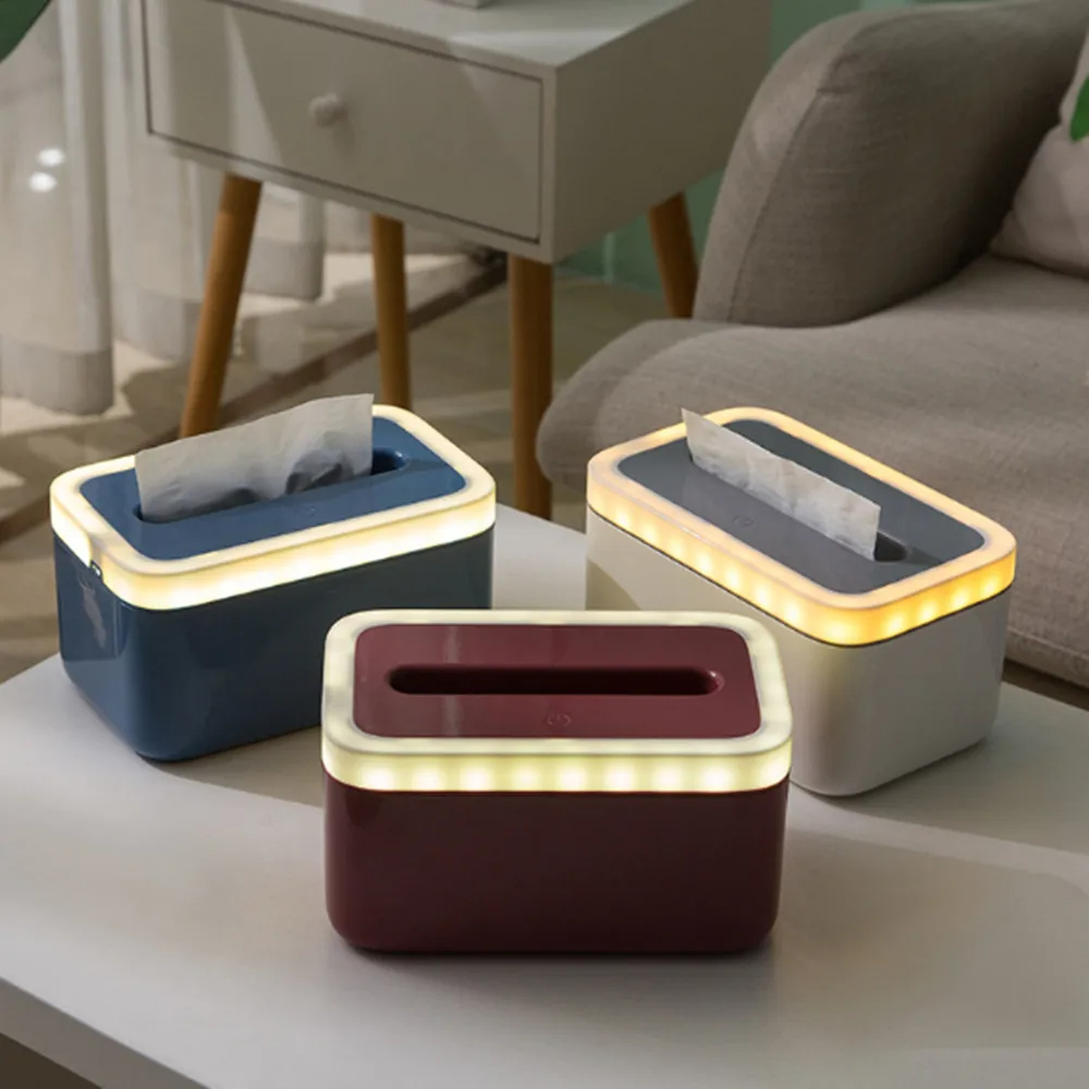 علبة مناديل بليد تاتش وشاحن يو اس بي مناسبة جدا كديكور للكومدينو والطولات