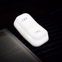 كشاف علي شكل مفتاح مع وضعين للضوء قابل للمس للفتح والغلق يعمل بالشحن باستخدام يو اس بي للسرير والمكتب