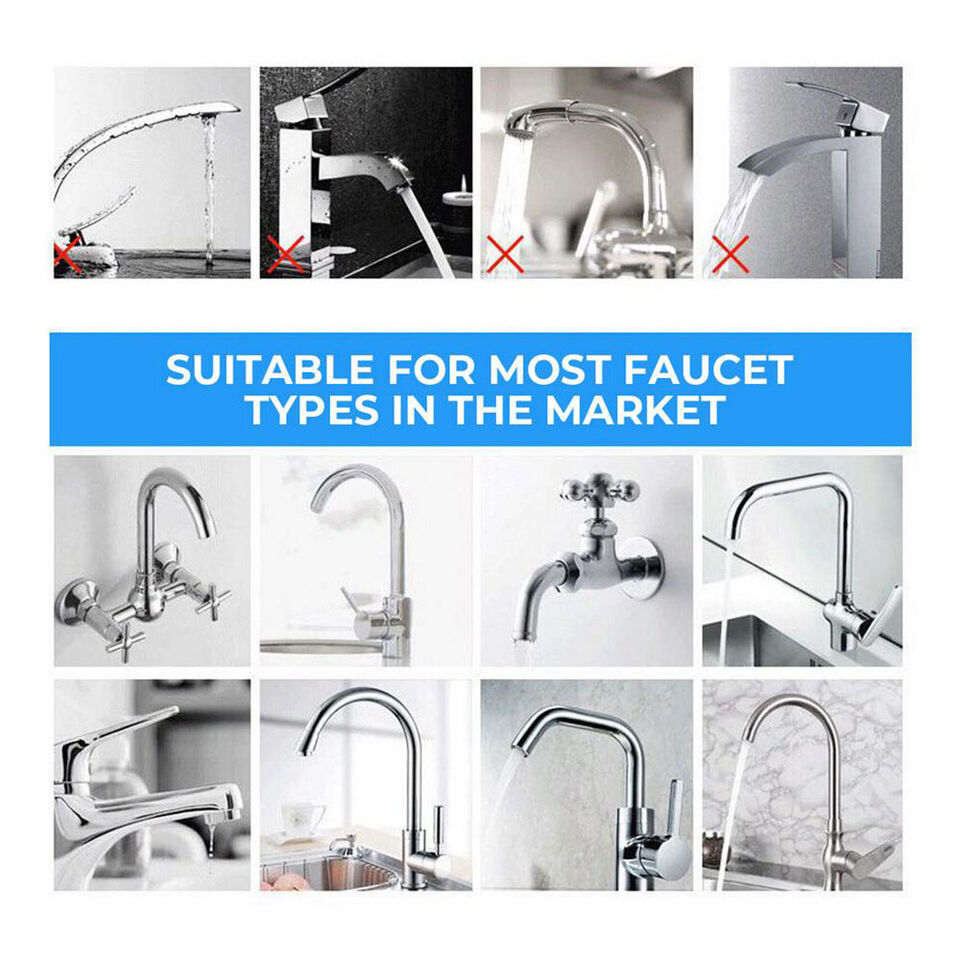 فلتر و سخان حنفية لتنقية المياه من الرواسب و تدفئه المياه  بشاشه ديجيتل للمطبخ و الحمام 3000 واط