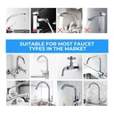 فلتر و سخان حنفية لتنقية المياه من الرواسب و تدفئه المياه  بشاشه ديجيتل للمطبخ و الحمام 3000 واط