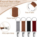 سلسلة مفاتيح مرن بمشبك ماسك قوي للتعليق في الجيب والشنطة بالوان متعددة