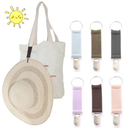 سلسلة مفاتيح مرن بمشبك ماسك قوي للتعليق في الجيب والشنطة بالوان متعددة