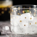 مج  زجاج بايركس حراري  400 ملي شفاف مطبوع بنجوم  بيد لشرب النسكافية واللاتية والكابتشينو