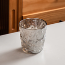 طقم كوبايات كريستال 6 قطع شكل جليد متعرج لشرب وتقديم المشروبات 230 مللي - جراي