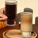 كوب متدرج 400 ملي لشرب و تقديم العصائر و المشروبات و الايس كوفي بشكل مختلف