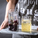 كوباية  لايف كوفي زجاج بايركس حراري شفاف لشرب وتقديم العصائر  والنسكافيه والاتية