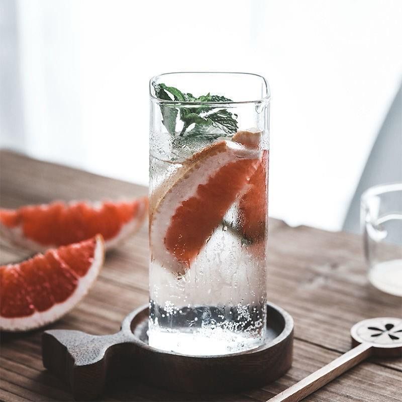 كوباية  لايف كوفي زجاج بايركس حراري شفاف لشرب وتقديم العصائر  والنسكافيه والاتية