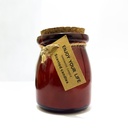 شمعة فواحة ببرطمان زجاجي بغطاء بامبو والوان متعددة