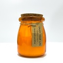 شمعة فواحة ببرطمان زجاجي بغطاء بامبو والوان متعددة