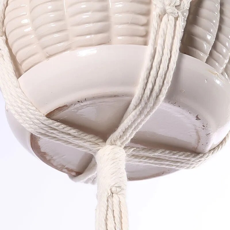 دلاية هاند ميد من المكرامية  لتعليق سلات الزهور لتجديد ديكور المنزل