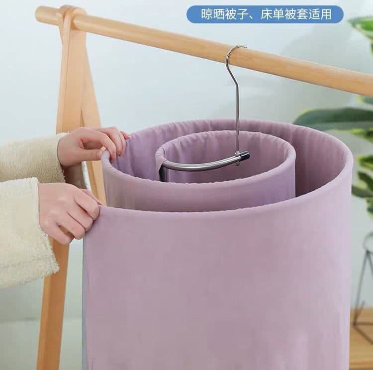 منشر الملاية الشماعة الدائري لسهولة نشر الملاية واللحاف