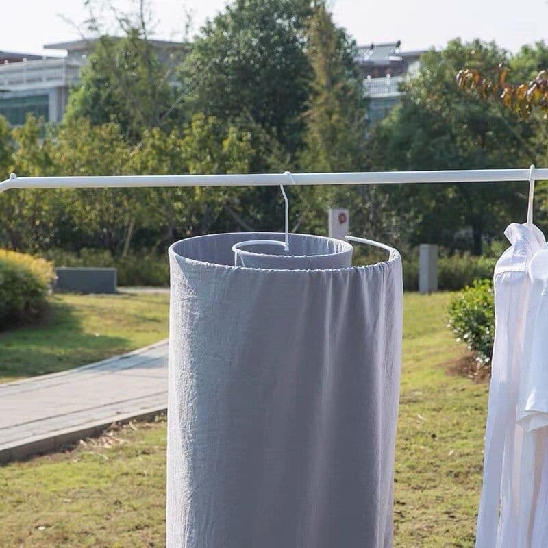 منشر الملاية الشماعة الدائري لسهولة نشر الملاية واللحاف