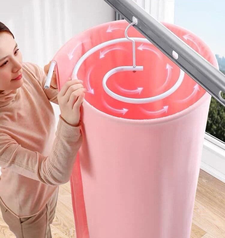 منشر الملاية الشماعة الدائري لسهولة نشر الملاية واللحاف