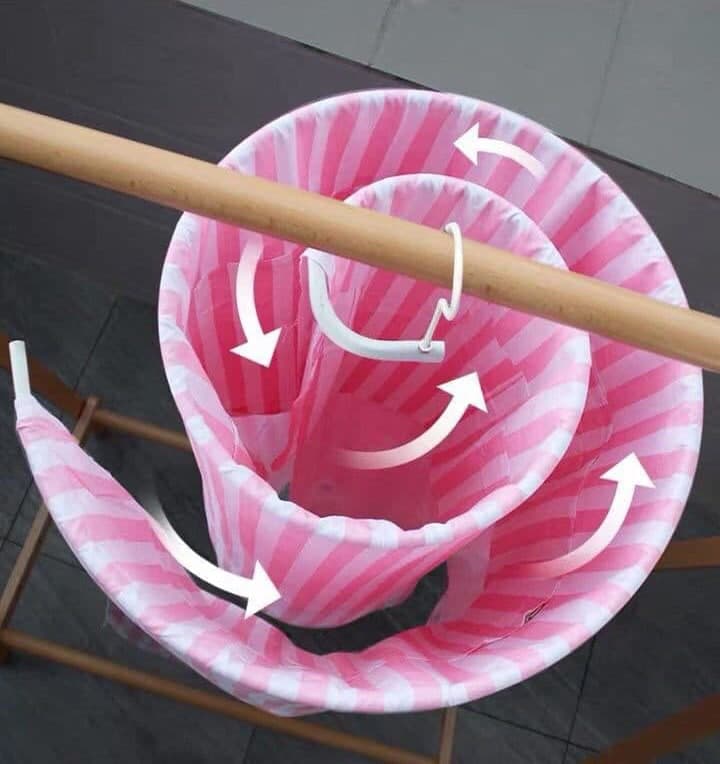 منشر الملاية الشماعة الدائري لسهولة نشر الملاية واللحاف