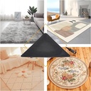 طقم مثبت سجاد ومشايات 4 قطع لاصق قابل للغسيل قابل لإعادة الأستخدام