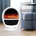 دفاية كهربائية دوارة للتسخين الفوري 1500 واط بمروحة ثلاثية الابعاد باضائة داخلية للمنزل والمكتب