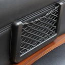 شبكة سيارة مطاطية دبل فيس لحمل وتنظيم الموبايل والمفاتيح خلف الكرسي العربية