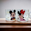 مج ميني ماوس 250 ملي زجاج بايركس  شفاف مموج بيد لشرب العصائر والنسكافية والاتية