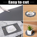 رول بطانة  5 متر وتربروف مانع انزلاق للادراج والارفف و الدولايب باللون الابيض